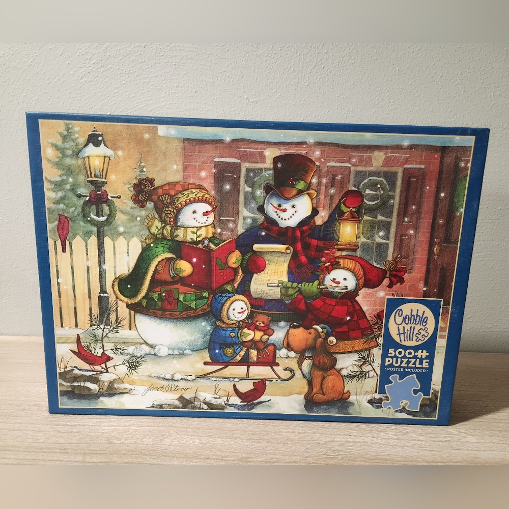 Cobble Hill 500 Piece Puzzle "Song For The Season" by Janet Stever
